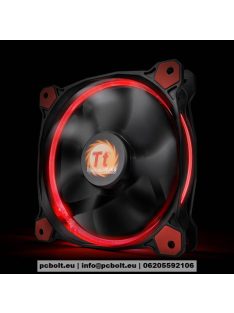Thermaltake CL-F038-PL12RE-A Riing 12cm Cooler Black/Red LED