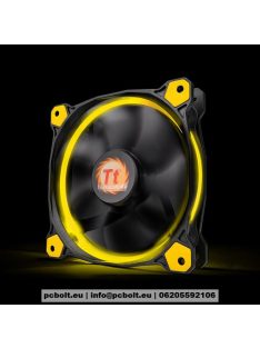   Thermaltake CL-F038-PL12YL-A Riing 12cm Cooler Black/Yellow LED