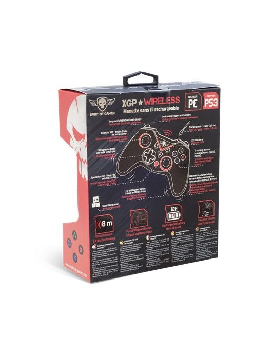 Spirit Of Gamer XGP Wireless Gamepad Black/Red