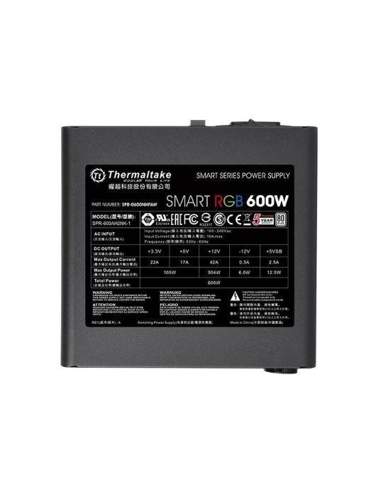 Thermaltake 600W 80+ Smart RGB