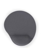 Gembird MP-GEL-GR zselés csuklótámaszos Egérpad Grey