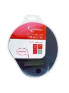 Gembird MP-GEL-GR zselés csuklótámaszos Egérpad Grey