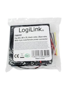 Logilink FAN101 8cm cooler Black