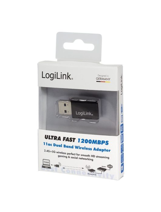 Logilink WL0243 Wireless Ultra Fast 1200 Mbps 11ac Dual Band Adapter