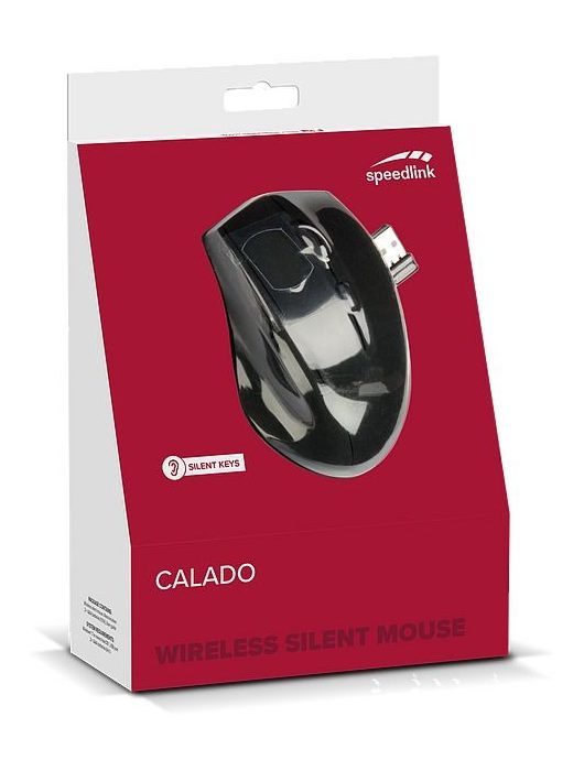 Speedlink Calado Silvent Wireless mouse Black