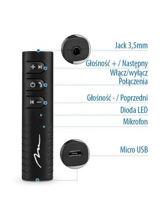 Media-Tech Bluetooth 4.1 Audio Adapter Black