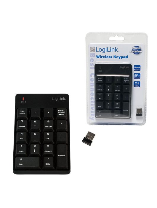 Logilink ID0120 Wireless Keypad Black