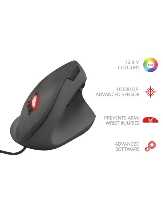 Trust GXT 144 Rexx Vertical Gaming mouse Black
