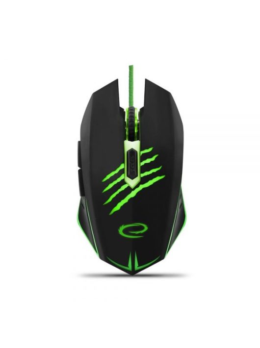 Esperanza MX209 Claw Wired mouse Black/Green