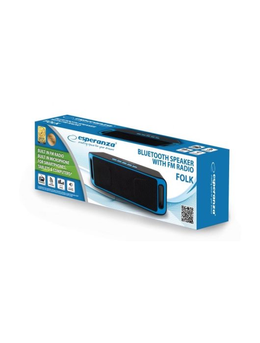 Esperanza Folk Bluetooth speaker FM Black/Blue