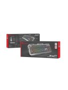 Natec Genesis Rhod 420 RGB Billentyűzet Black US