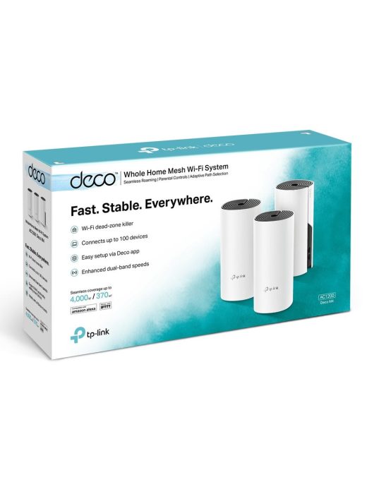 TP-Link Deco M4 AC1200 Whole Home Mesh Wi-Fi System (3 Pack)