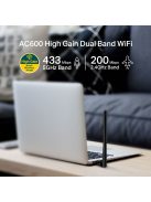 TP-Link Archer T2U Plus AC600 High Gain Wireless Dual Band USB Adapter