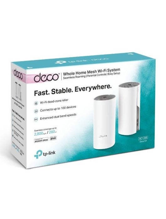 TP-Link Deco E4 AC1200 Whole Home Mesh Wi-Fi System (2 Pack)