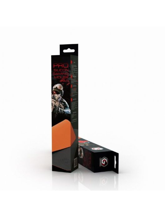Gembird MP-S-GAMEPRO-M Silicon Gaming Pro M Egérpad Black