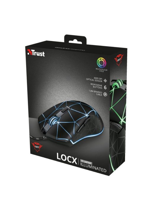 Trust GXT 133 Locx Gaming mouse Black