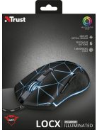 Trust GXT 133 Locx Gaming mouse Black