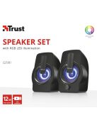 Trust Gemi RGB 2.0 Speaker Set Black