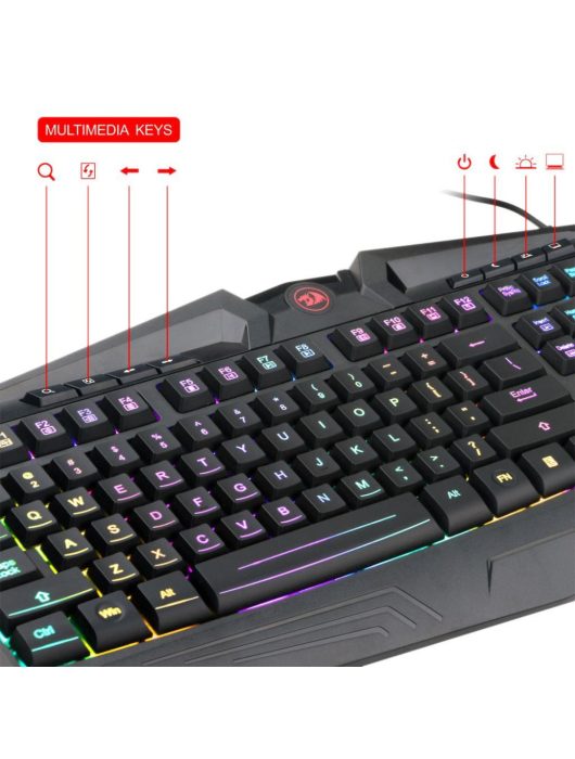 Redragon S101-BA Gaming Combo 4 in 1 Black/Red HU