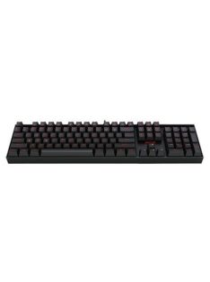   Redragon Mitra Red Backlight Mechanical Keyboard Brown Switches Black HU