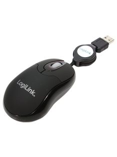   Logilink ID0016 mouse optical USB mini with retractable cable Black