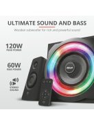 Trust GXT 629 Tytan RGB Illuminated 2.1 Speaker Set Black