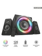 Trust GXT 629 Tytan RGB Illuminated 2.1 Speaker Set Black