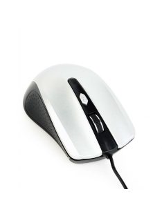 Gembird MUS-4B-01-BS Optical mouse Black/Silver