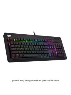   Thermaltake TT eSports Level 20 GT RGB (Cherry MX Silver) Mechanical Gaming Keyboard Black US