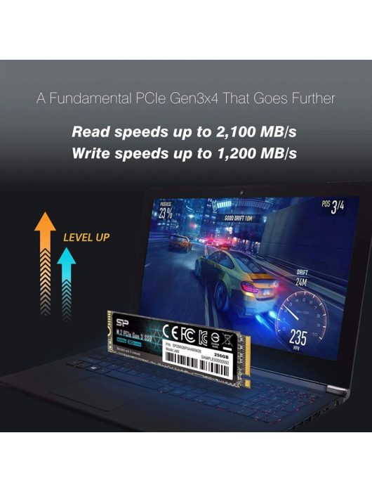 Silicon Power 256GB M.2 2280 NVMe P34A60