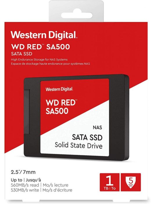 Western Digital 1TB 2,5" SATA3 SA500 NAS Red
