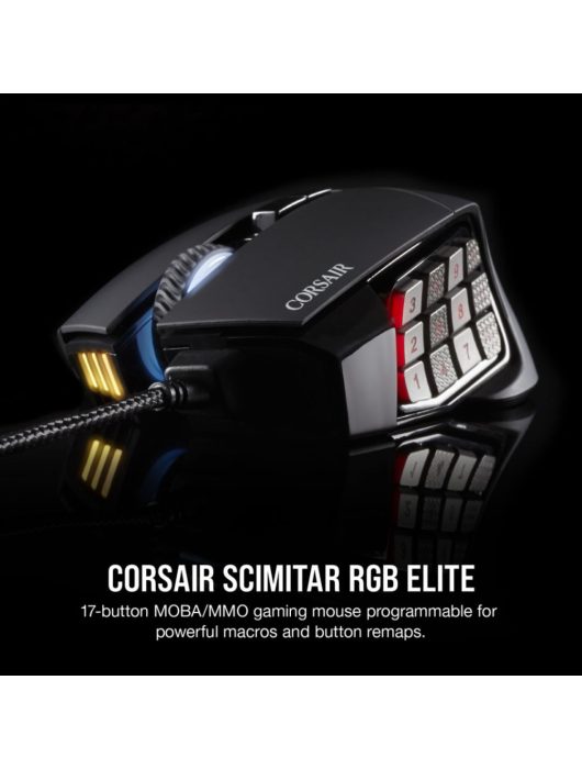 Corsair Scimitar RGB Elite MOBA/MMO Black