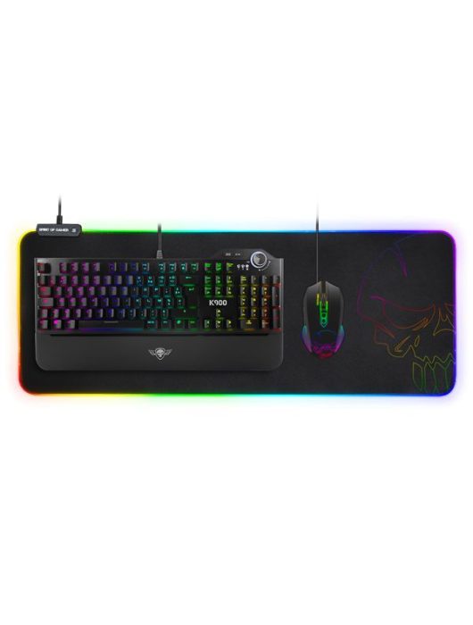 Spirit Of Gamer RGB Large Egérpad Black