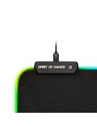 Spirit Of Gamer RGB Medium Egérpad Black