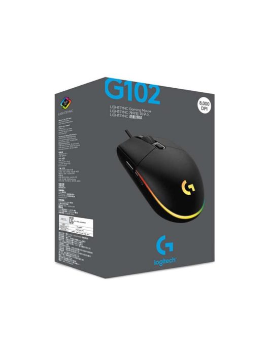 Logitech G102 LightSync Gamer Black