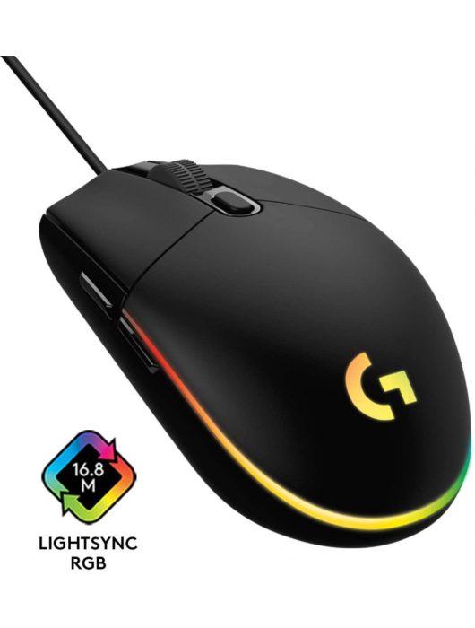 Logitech G203 LightSync Gaming mouse Black
