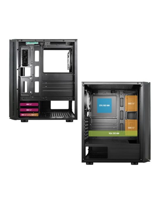 Spirit Of Gamer Ghost III Window Black