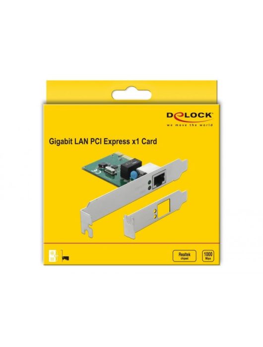 DeLock PCI Express Card 1 x Gigabit LAN
