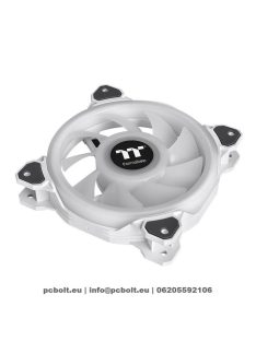   Thermaltake Riing Quad 12 RGB Radiator Fan White TT Premium Edition (3-Fan Pack)