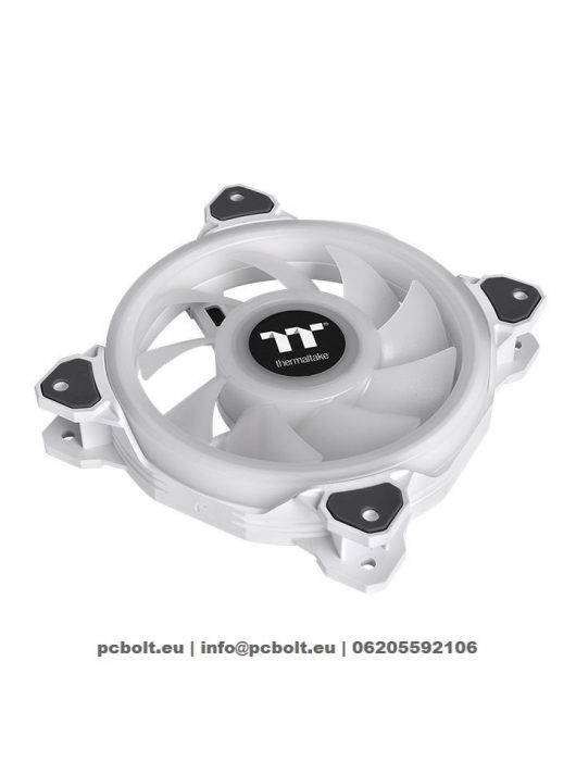 Thermaltake Riing Quad 12 RGB Radiator Fan White TT Premium Edition (3-Fan Pack)