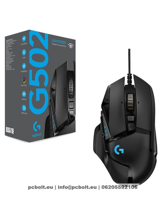Logitech G502 LightSpeed Hero Gaming Mouse Black