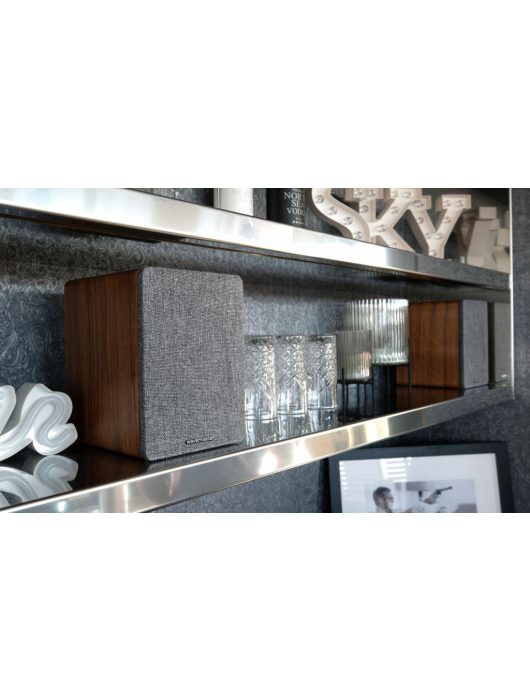 wavemaster  Base Bluetooth Speaker System Wood/Grey