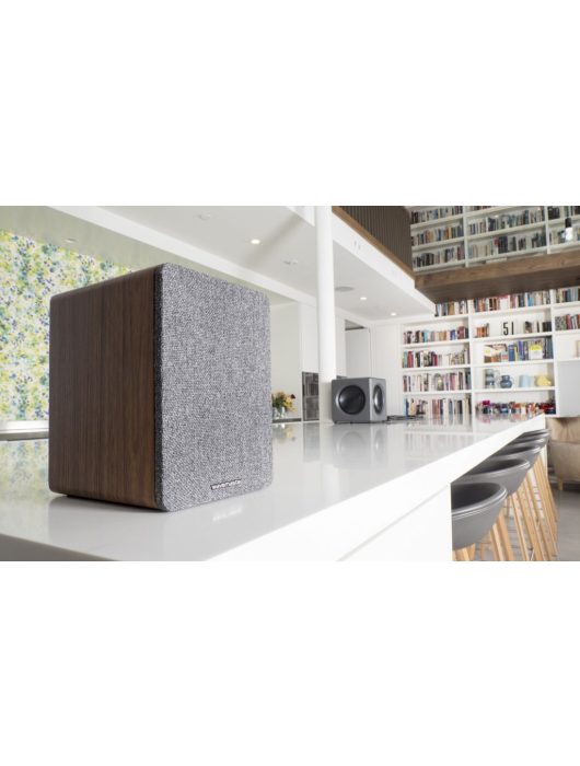 wavemaster  Base Bluetooth Speaker System Wood/Grey