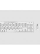 Logitech MK295 Silent wireless keyboard +mouse White HU