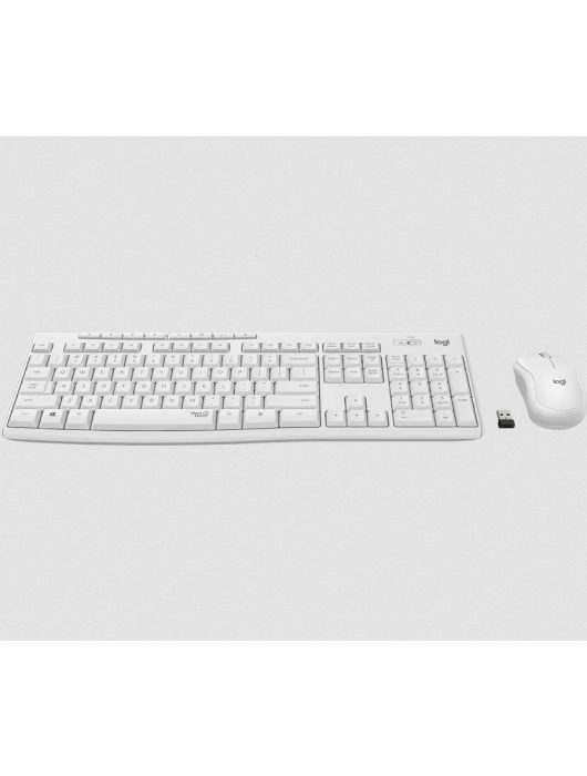 Logitech MK295 Silent wireless keyboard +mouse White HU
