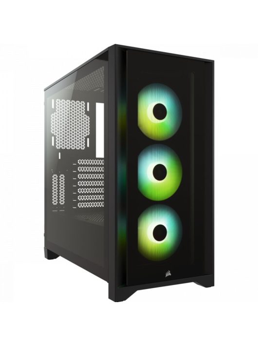 Corsair iCUE 4000X RGB Tempered Glass Black