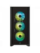 Corsair iCUE 4000X RGB Tempered Glass Black