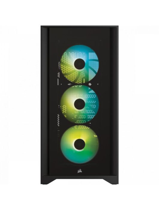 Corsair iCUE 4000X RGB Tempered Glass Black
