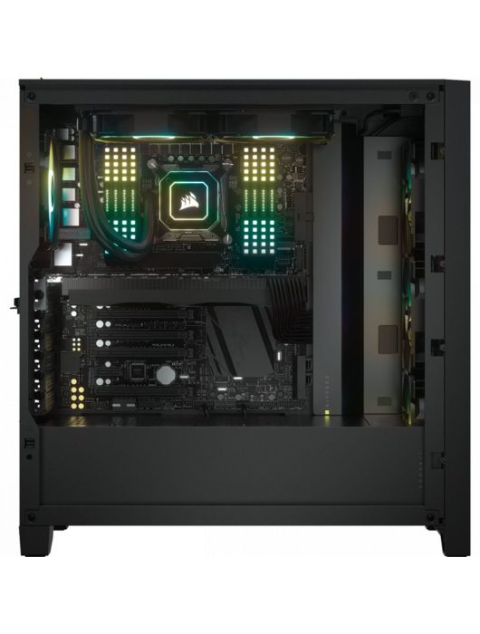 Corsair iCUE 4000X RGB Tempered Glass Black