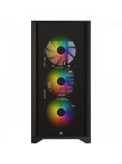 Corsair iCUE 4000X RGB Tempered Glass Black